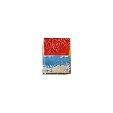 Divisori intercalari Donau in conf. da 50 x 6 tasti in cartoncino 225 g formato A4 - 330364